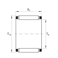 滾針及保持架組件 K90X98X27, 根據 DIN 5405-1/ISO 3030 標準